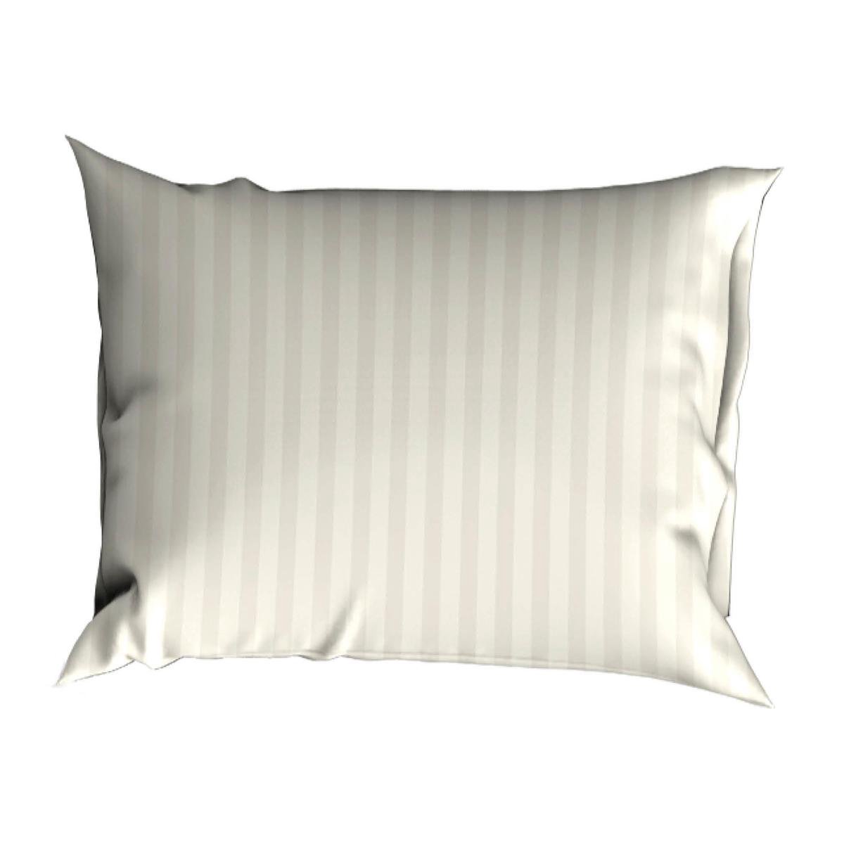 Satin D'or Dekbedovertrek Streep Ivoor-200x200/220