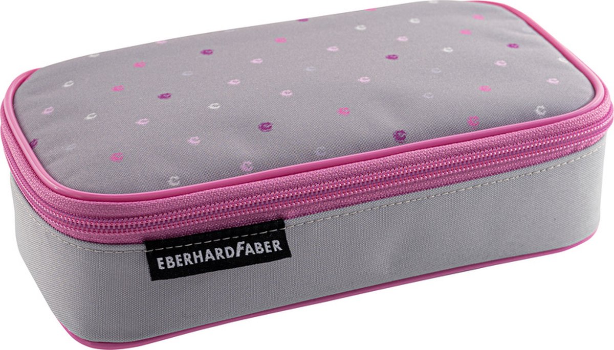 Eberhard Faber etui Jumbo X Style Pro 21,5 cm polyester grijs - Roze