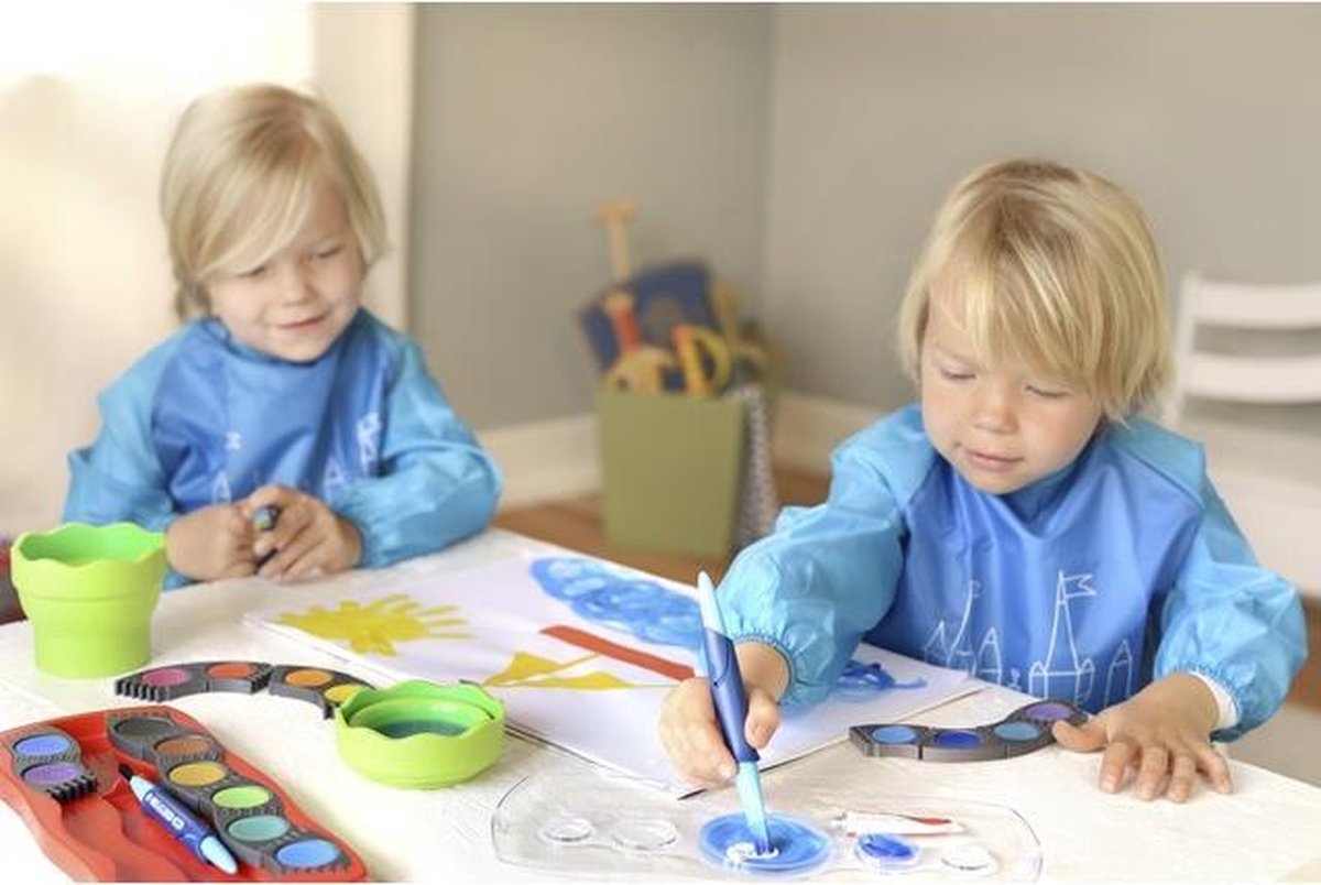 Faber Castell knutselschort junior polyester one size - Blauw