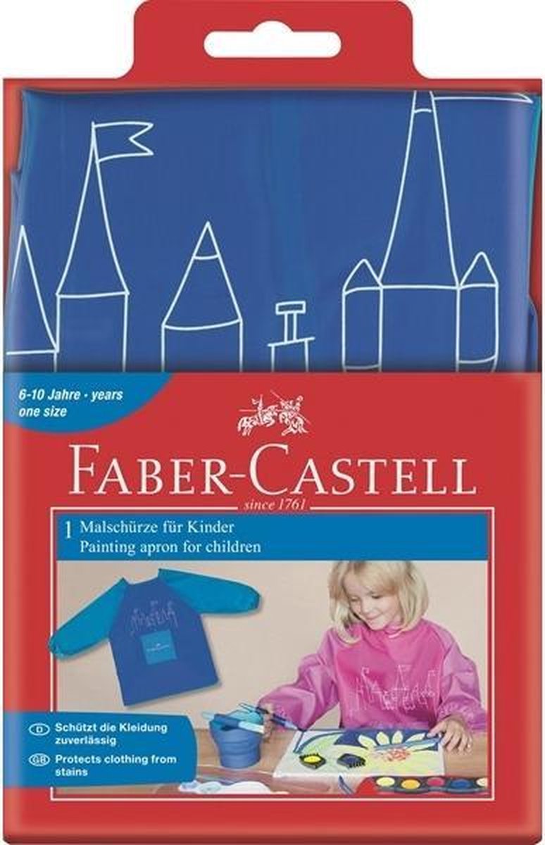 Faber Castell knutselschort junior polyester one size - Azul
