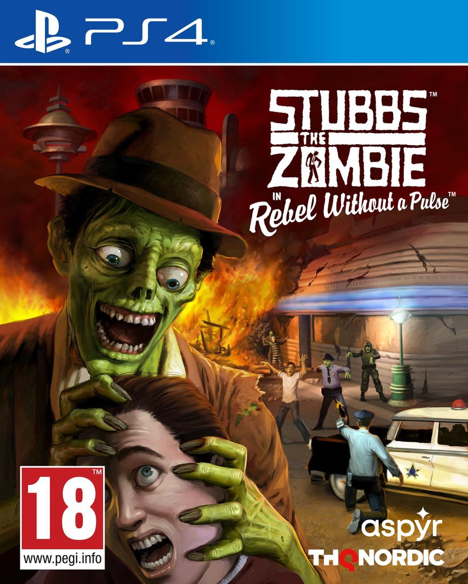THQ Nordic Stubbs The Zombie in Rebelhout a Pulse - Blanco