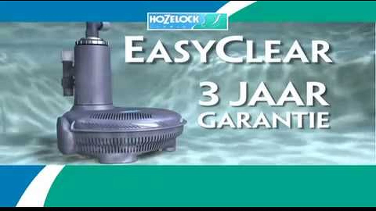 Hozelock EasyClear 6000 Filter- en watervalpomp - Zwart