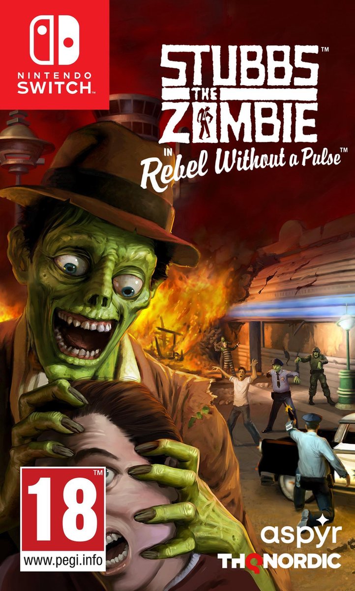 THQ Nordic Stubbs The Zombie in Rebelhout a Pulse - Wit