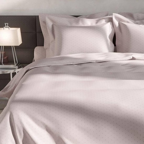 Heckett & Lane Dekbedovertrek Puntini - Rosewater - 200x220 Cm - Roze