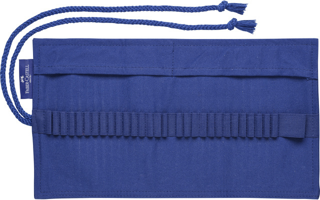 Faber Castell roletui 21 x 15 x 3 cm katoen - Blauw