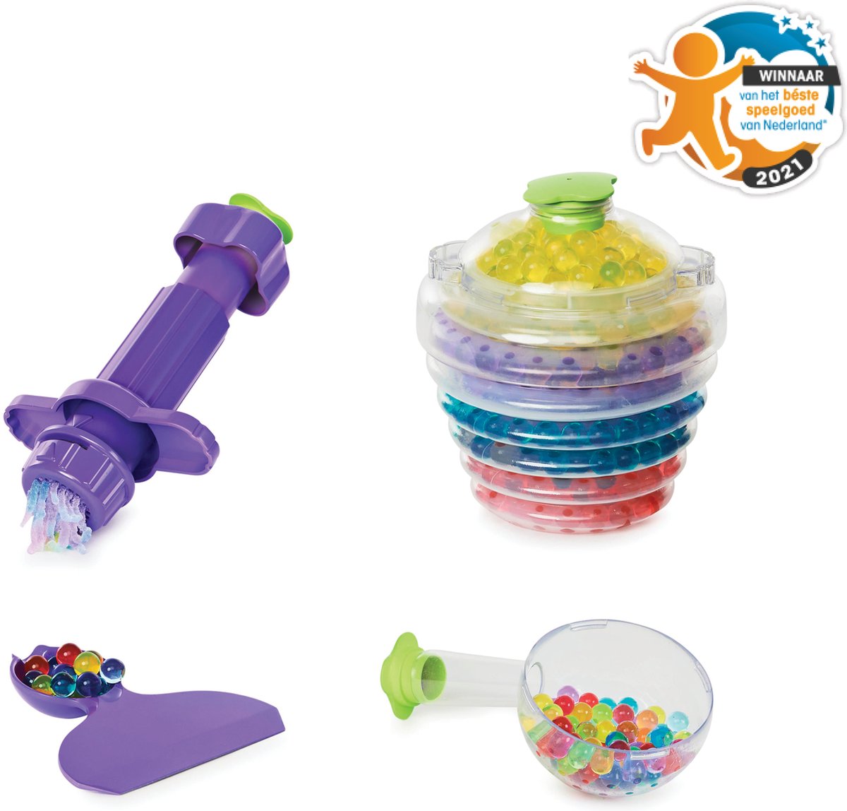 Spinmaster van der Meulen speelset waterkralen Orbeez Challenge 8 delig