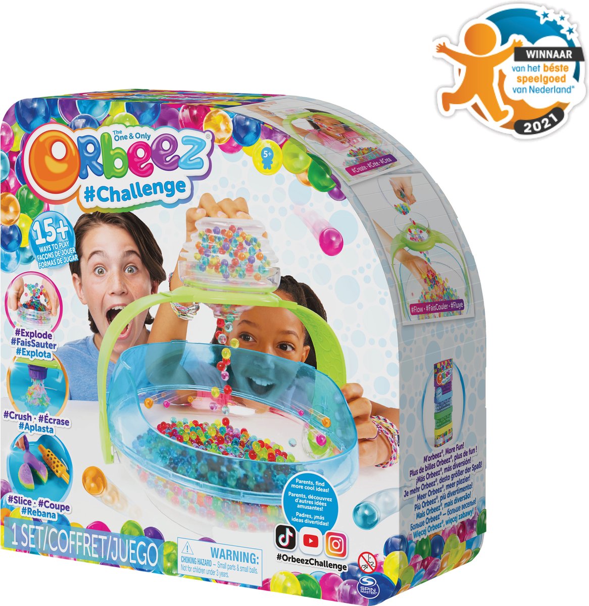 Spinmaster van der Meulen speelset waterkralen Orbeez Challenge 8 delig