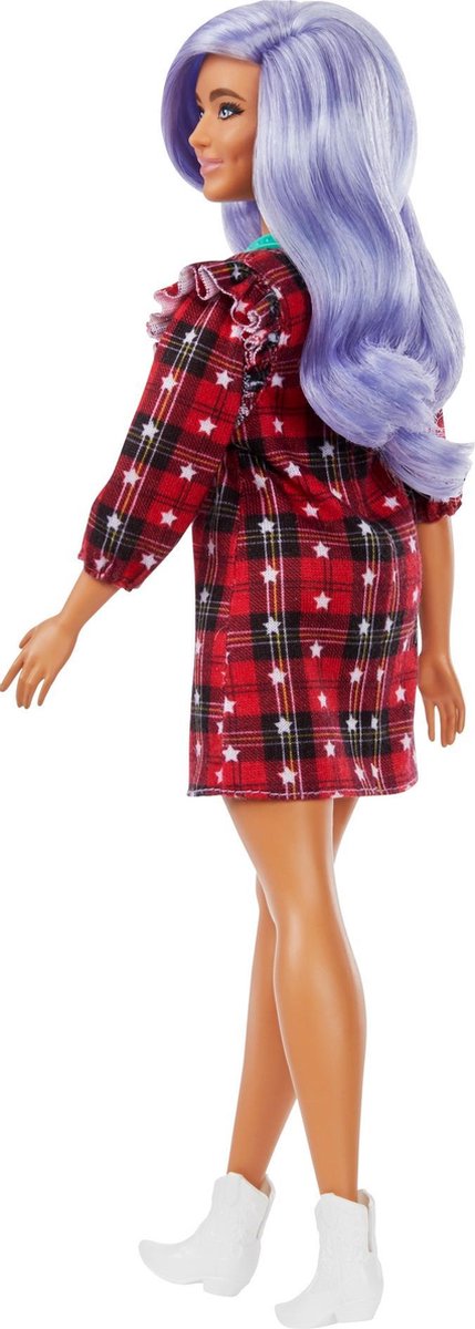 Mattel Barbie tienerpop Fashionistas meisjes 30 cm paars/rood