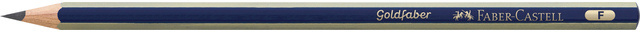 Faber Castell potlood Goldfaber F 2 mm 17 cm hout/blauw - Grijs