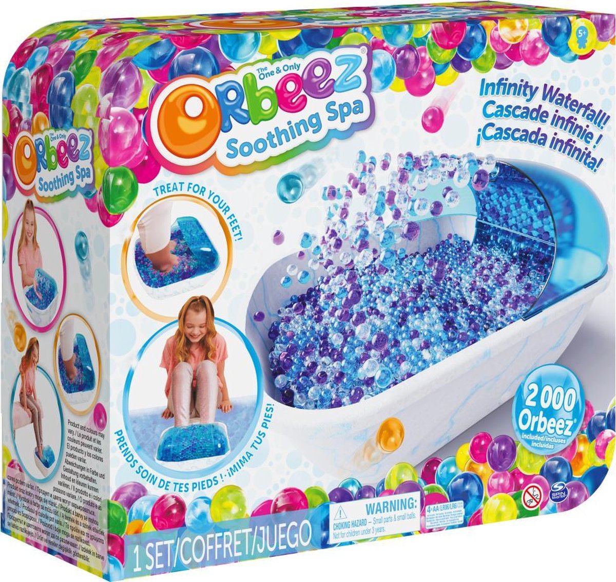 Spinmaster van der Meulen voetenbad waterkralen Orbeez Ultimate Soothing