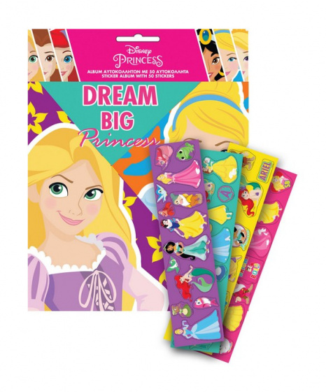Disney stickerboek Minnie meisjes 21 cm papier roze 50 stickers