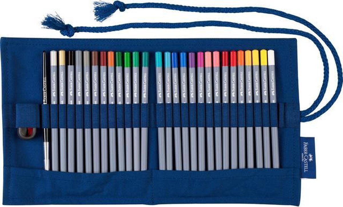 Faber Castell Roletui aquarelpotloden Goldfaber katoen 30 delig