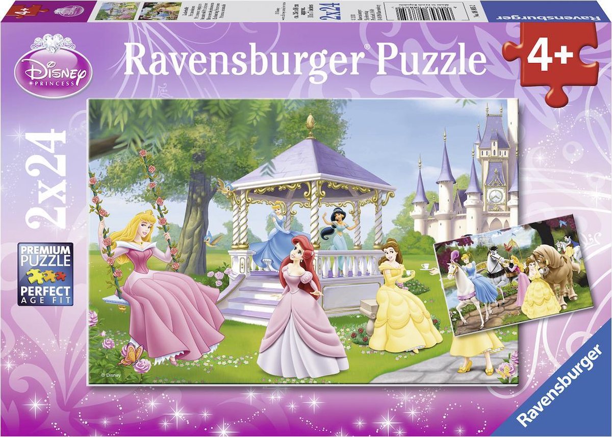 Ravensburger Puzzel Disney Prinsessen In De Tuin - 2 X 24 Stukjes