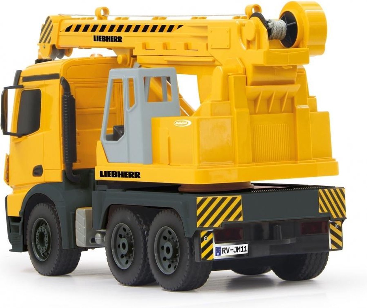 Jamara bouwkraan RC Mercedes Benz Liebherr 2,4 Ghz 1:20 - Geel