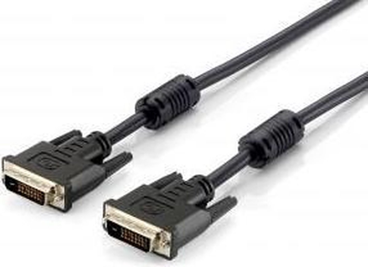 Equip Macho - Macho 5 Metros con Ferritas - Cable DVI