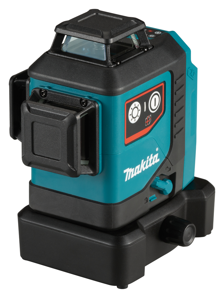 Makita SK700DX | 12 V Max | Kruislijn laser rood | 3x 360° | 2,0 Ah accu | lader, met tas, in doos