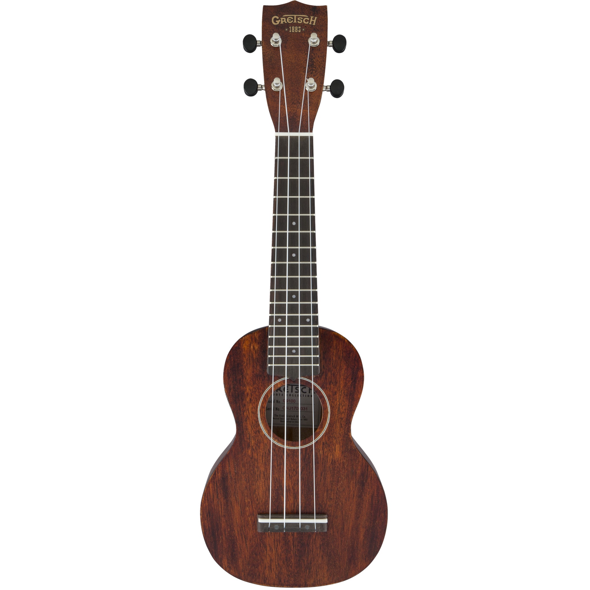 Gretsch G9100 Soprano Standard Ukulele sopraan ukelele met gigbag