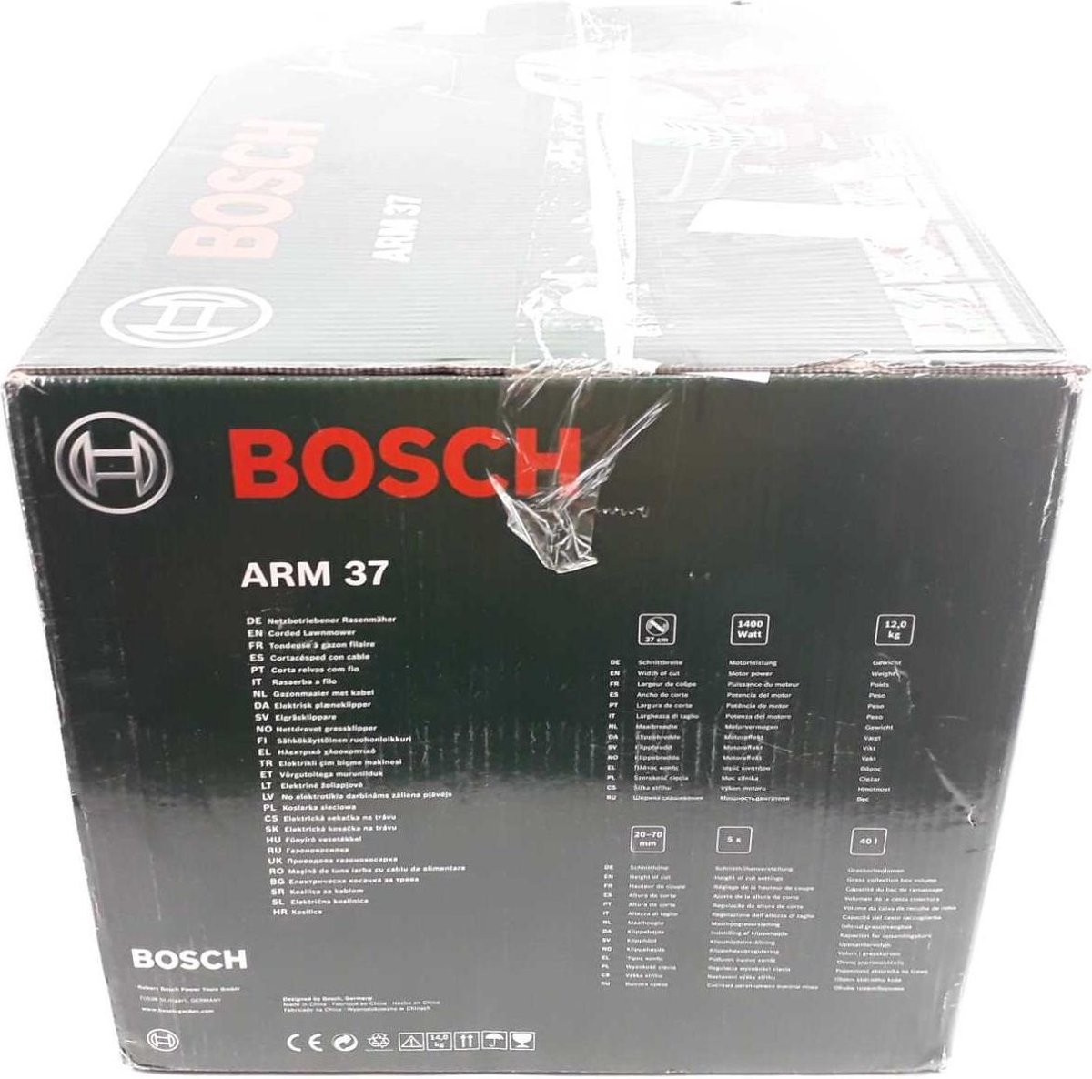 Bosch ARM 37 gazonmaaier - Groen