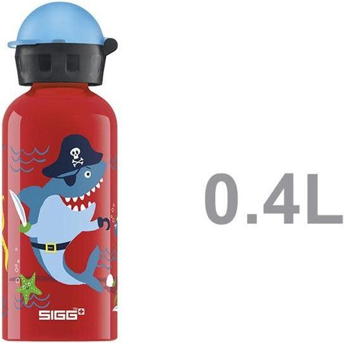 Sigg Drinkbeker Haai 400 Ml - Rood
