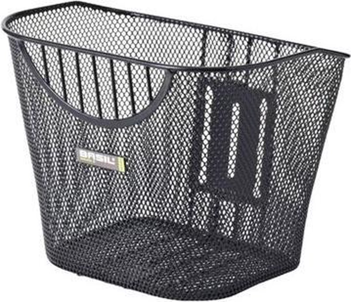 Basil Fietsmand Bremen Luxe Voor 21 Liter Staal - Zwart