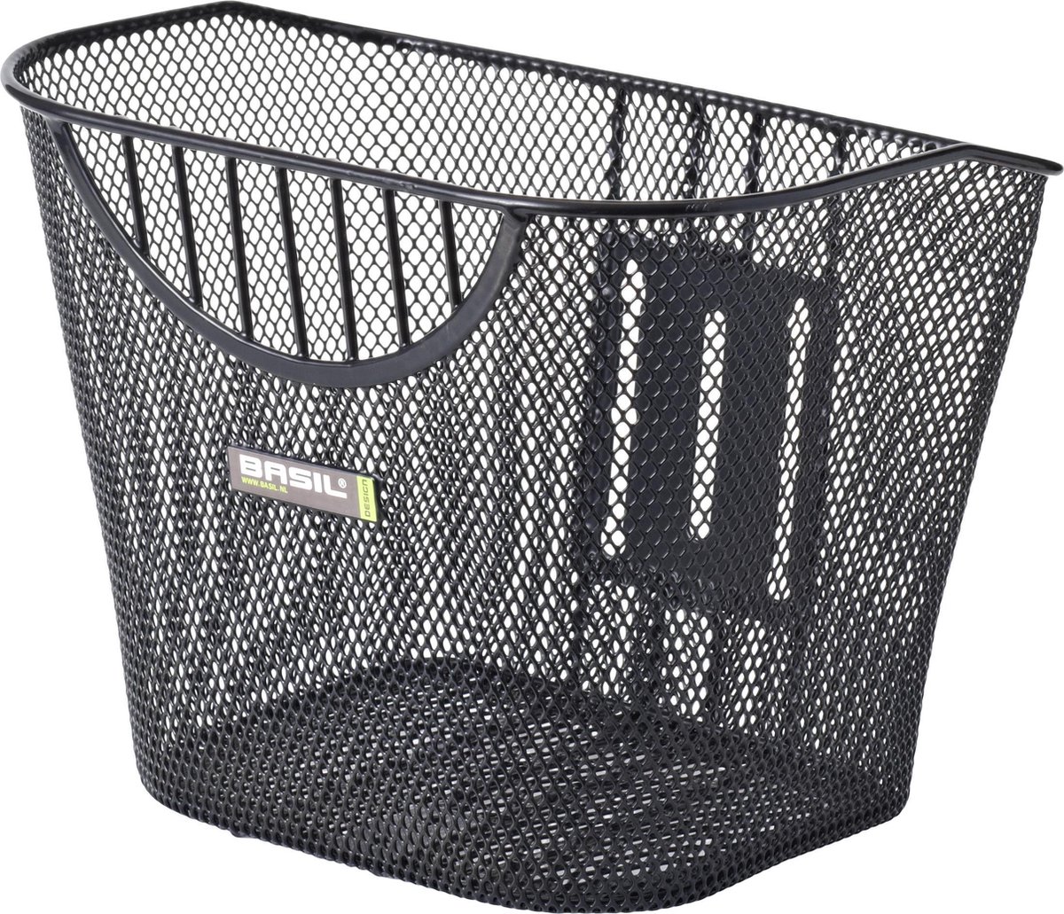 Basil Fietsmand Bremen Luxe Voor 21 Liter Staal - Zwart