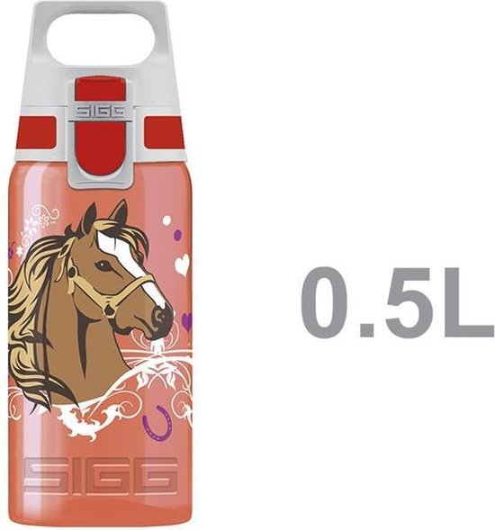 Sigg Viva Drinkbeker Paarden 500 Ml - Rojo