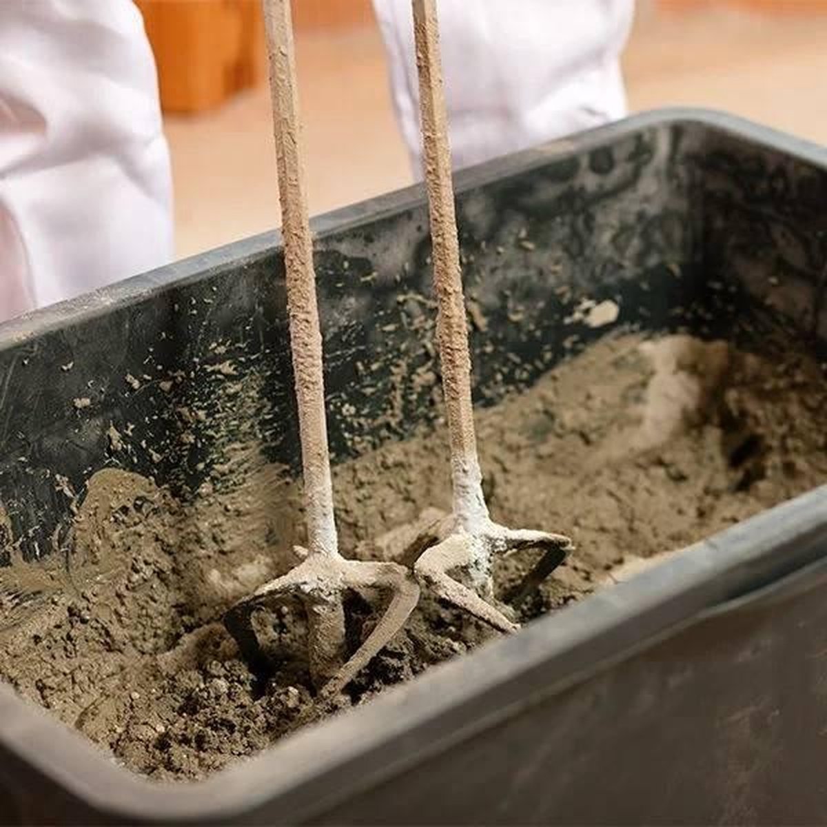 Hyundai 56454 Dubbele beton-/verfmixer - 1800W - 2x120mm