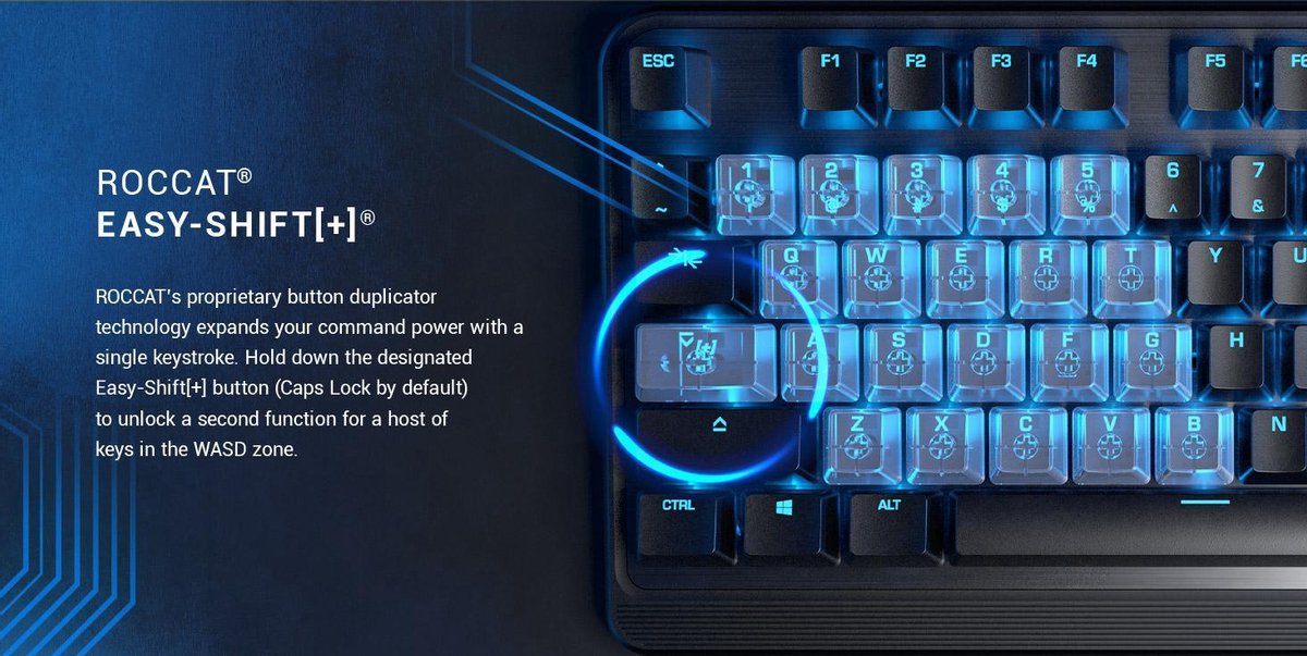 Roccat Pyro Mechanisch RGB Gaming Toetsenbord Qwerty