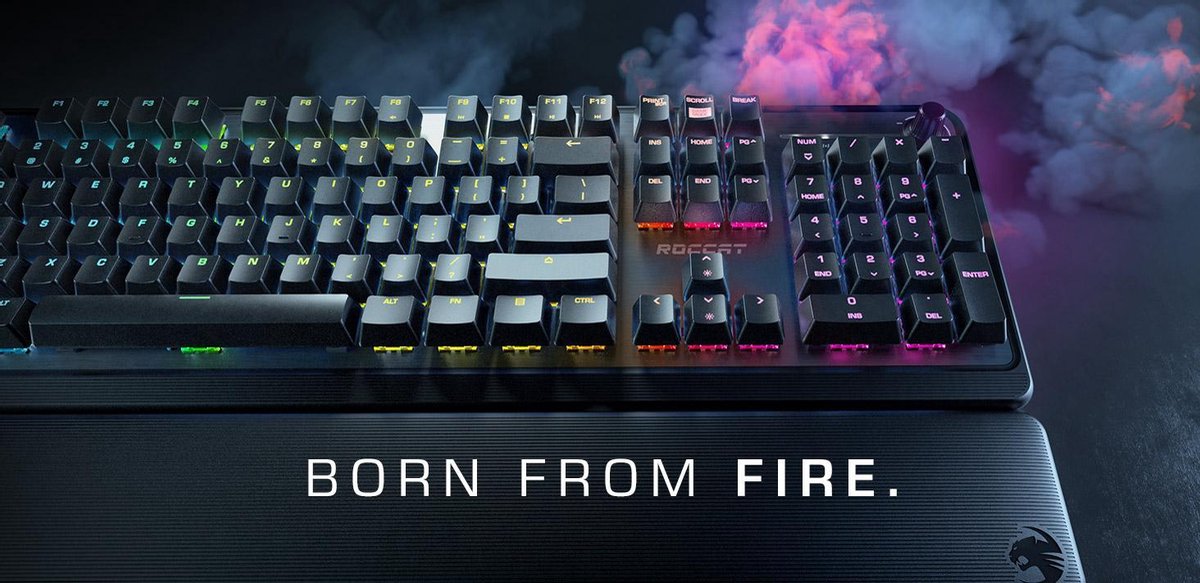 Roccat Pyro Mechanisch RGB Gaming Toetsenbord Qwerty
