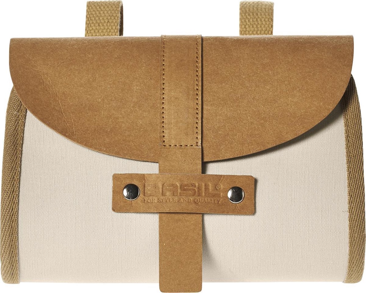 Basil Zadeltas Portland 0,5 Liter Creme - Bruin