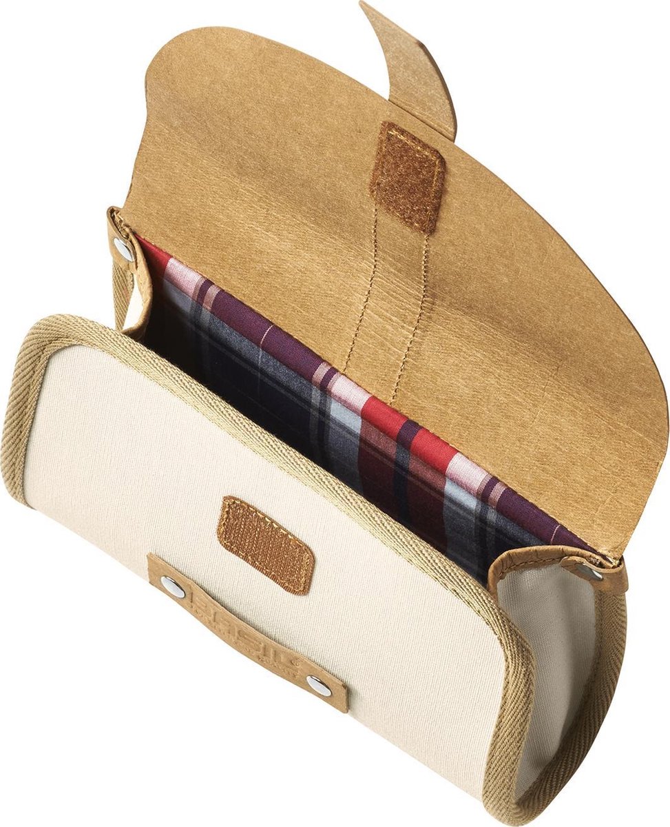 Basil Zadeltas Portland 0,5 Liter Creme - Bruin