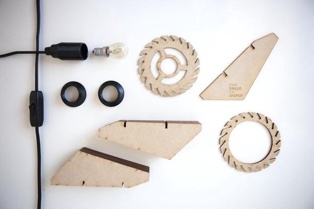 Van Tjalle en Jasper Minispot Tafellamp - Bruin