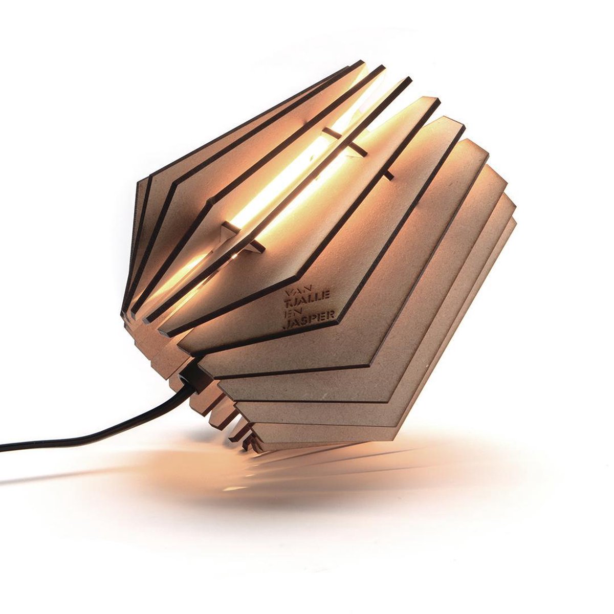 Van Tjalle en Jasper Minispot Tafellamp - Bruin