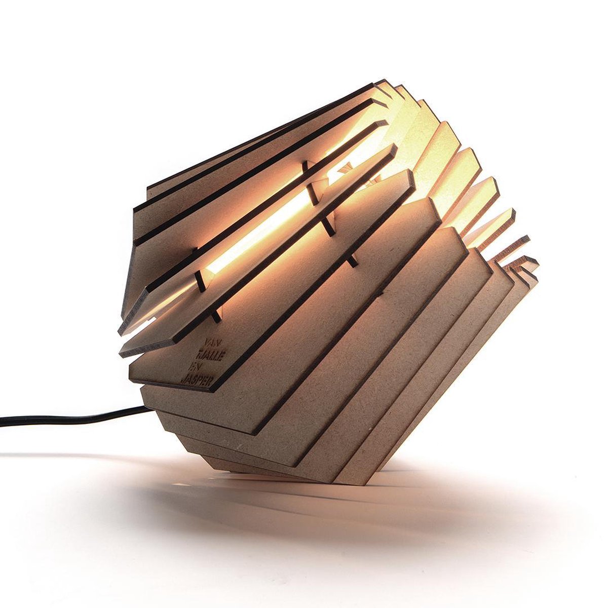 Van Tjalle en Jasper Minispot Tafellamp - Bruin