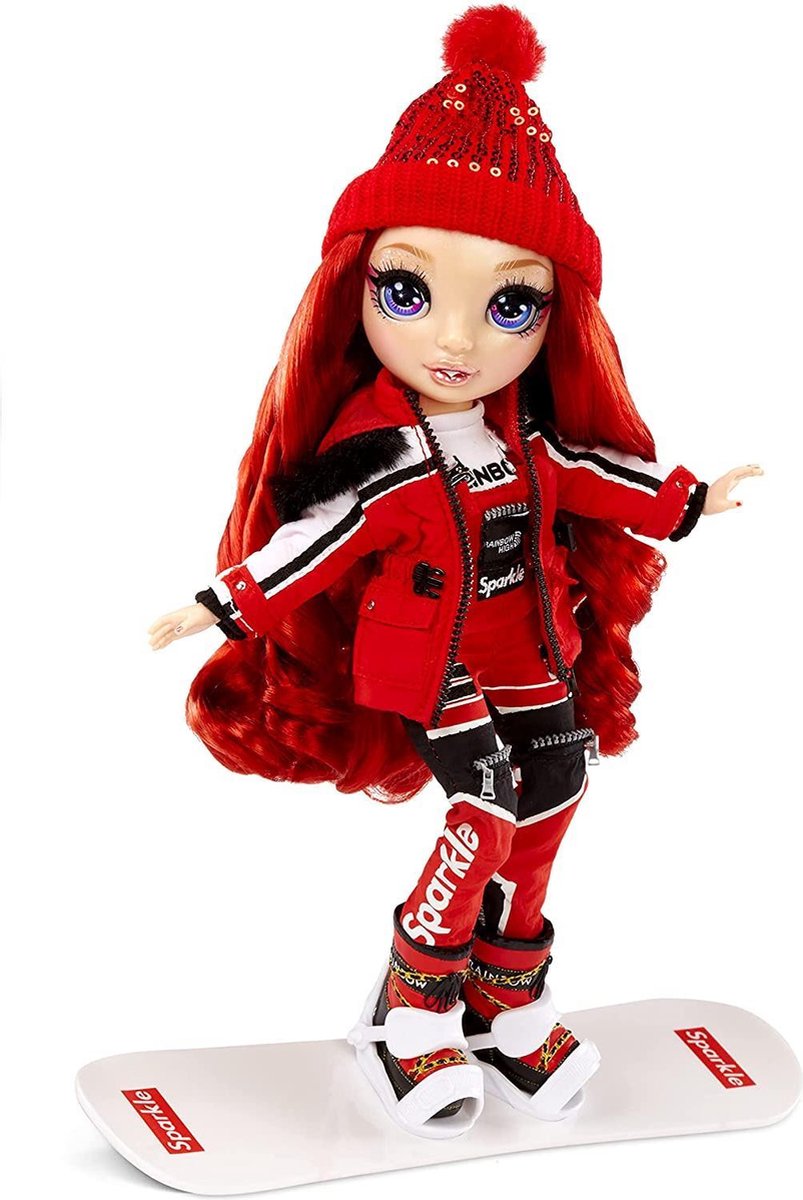 MGA Rainbow High Fashion Winter Break Doll- Ruby Anderson (Red)