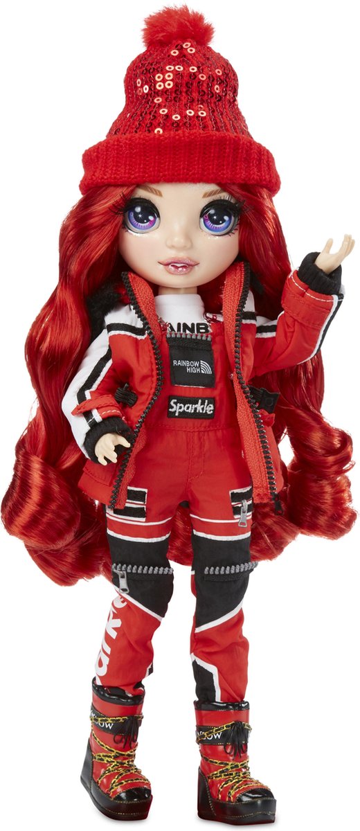 MGA Rainbow High Fashion Winter Break Doll- Ruby Anderson (Red)