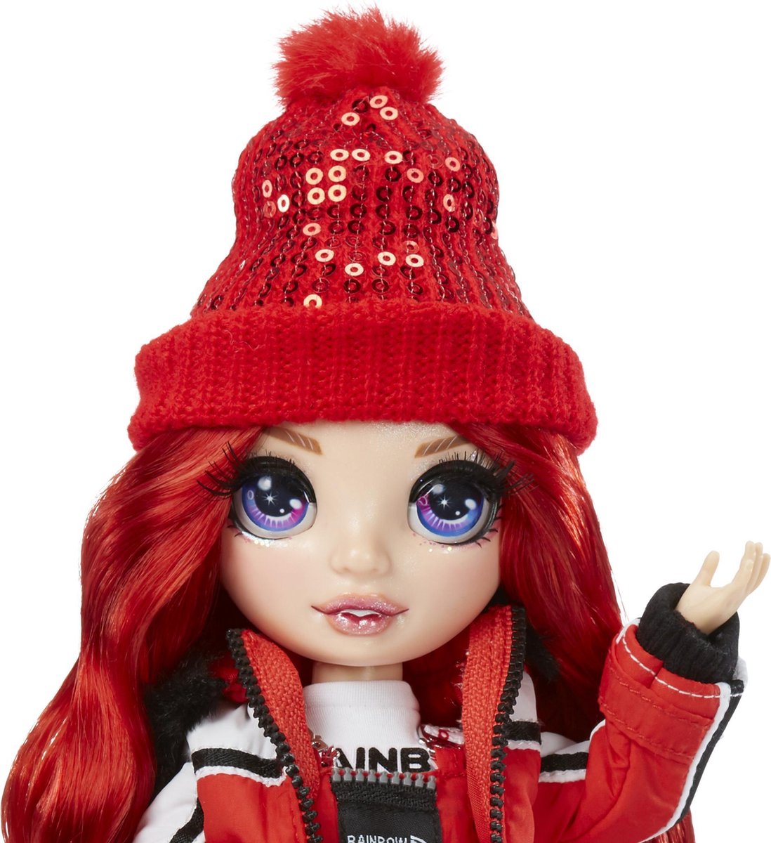 MGA Rainbow High Fashion Winter Break Doll- Ruby Anderson (Red)