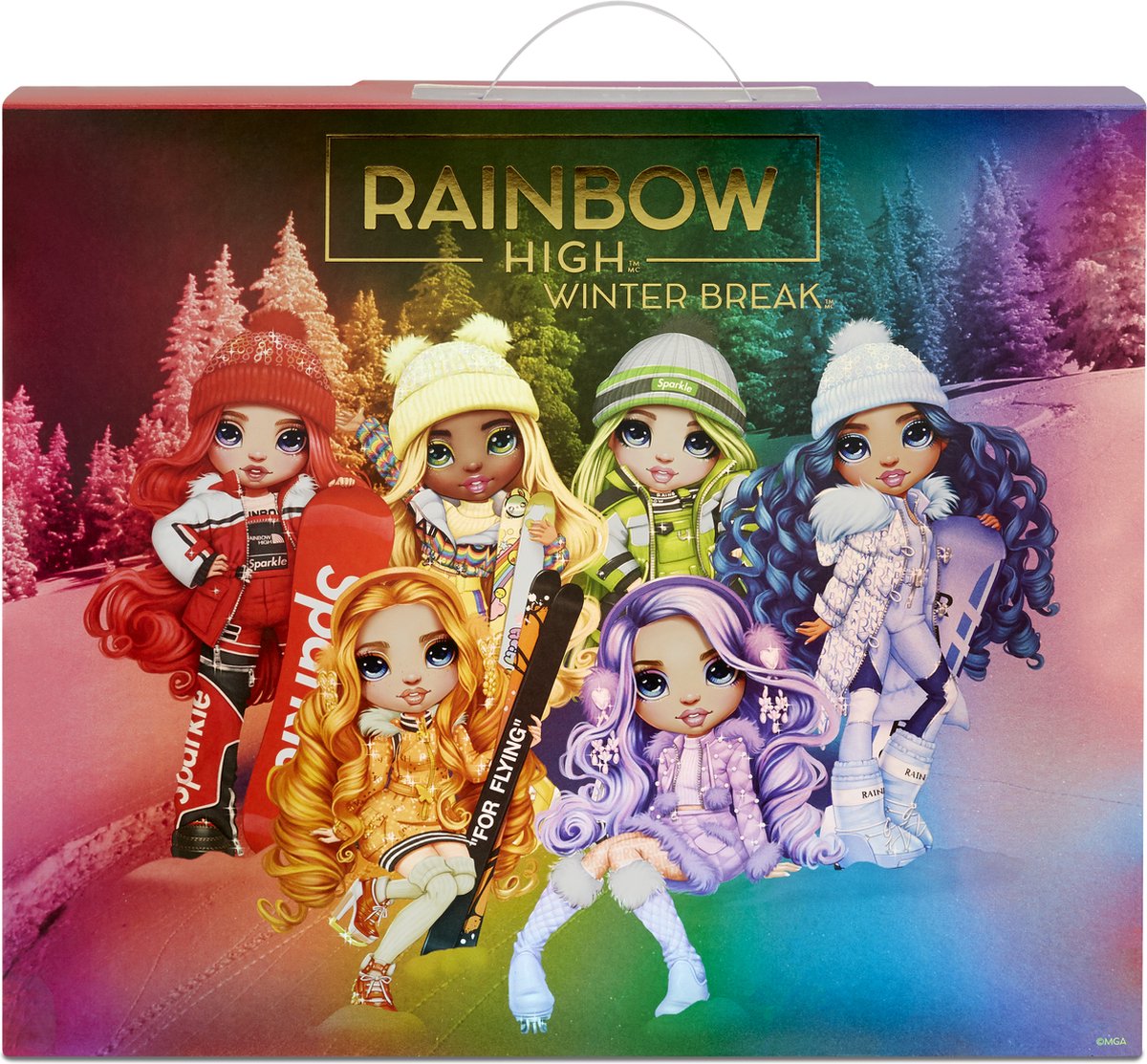 MGA Rainbow High Fashion Winter Break Doll- Ruby Anderson (Red)