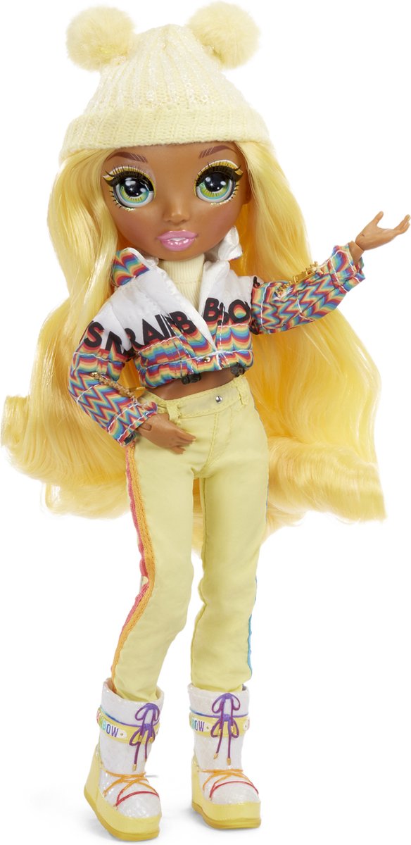 MGA Rainbow High Fashion Winter Break Doll- Sunny Madison (Yellow)