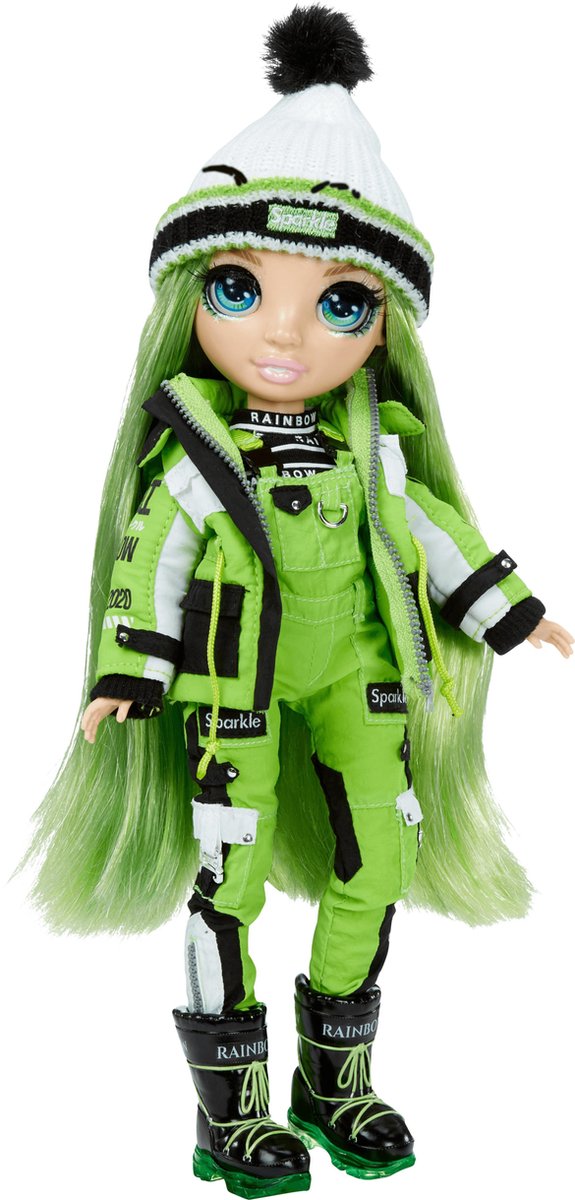 MGA Rainbow High Fashion Winter Break Doll- Jade Hunter (Green)