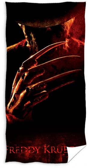 Warner Bros. strandlaken Freddy 140 x 70 cm katoen rood/zwart