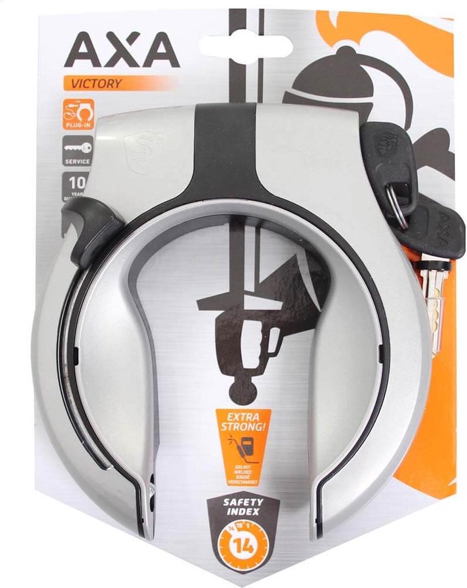 AXA Ringslot Victory Art-2/zwart - Grijs