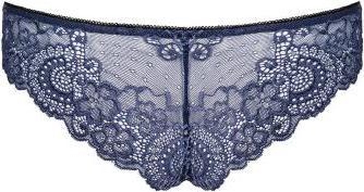Obsessive Auroria Kanten Slip - - Blauw