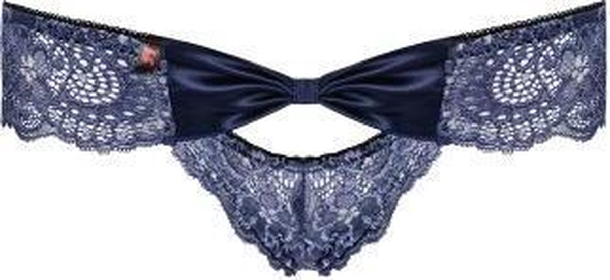 Obsessive Auroria Kanten Slip - - Blauw