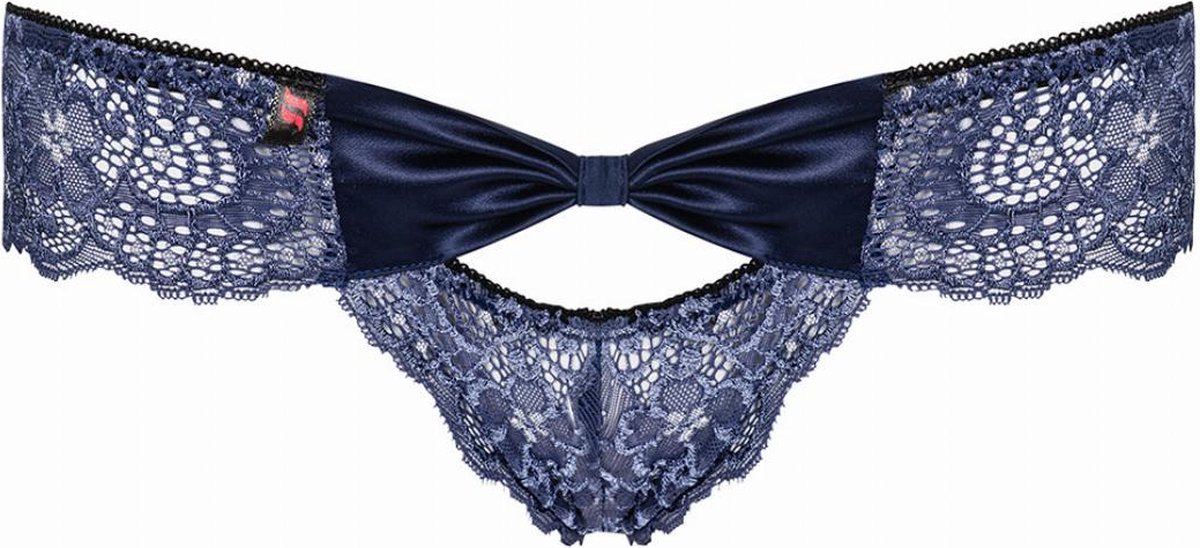 Obsessive Auroria Kanten Slip - - Blauw