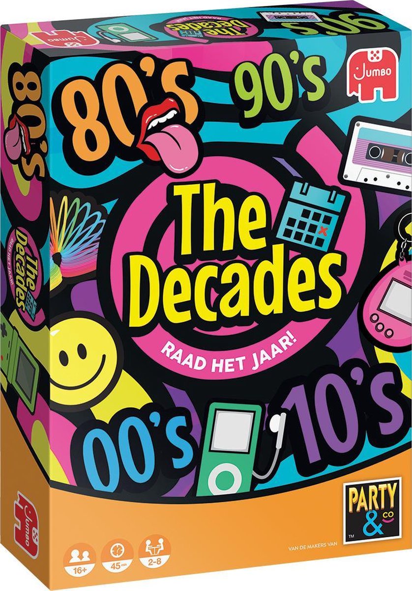 Jumbo gezelschapsspel Party en Co. The Decades