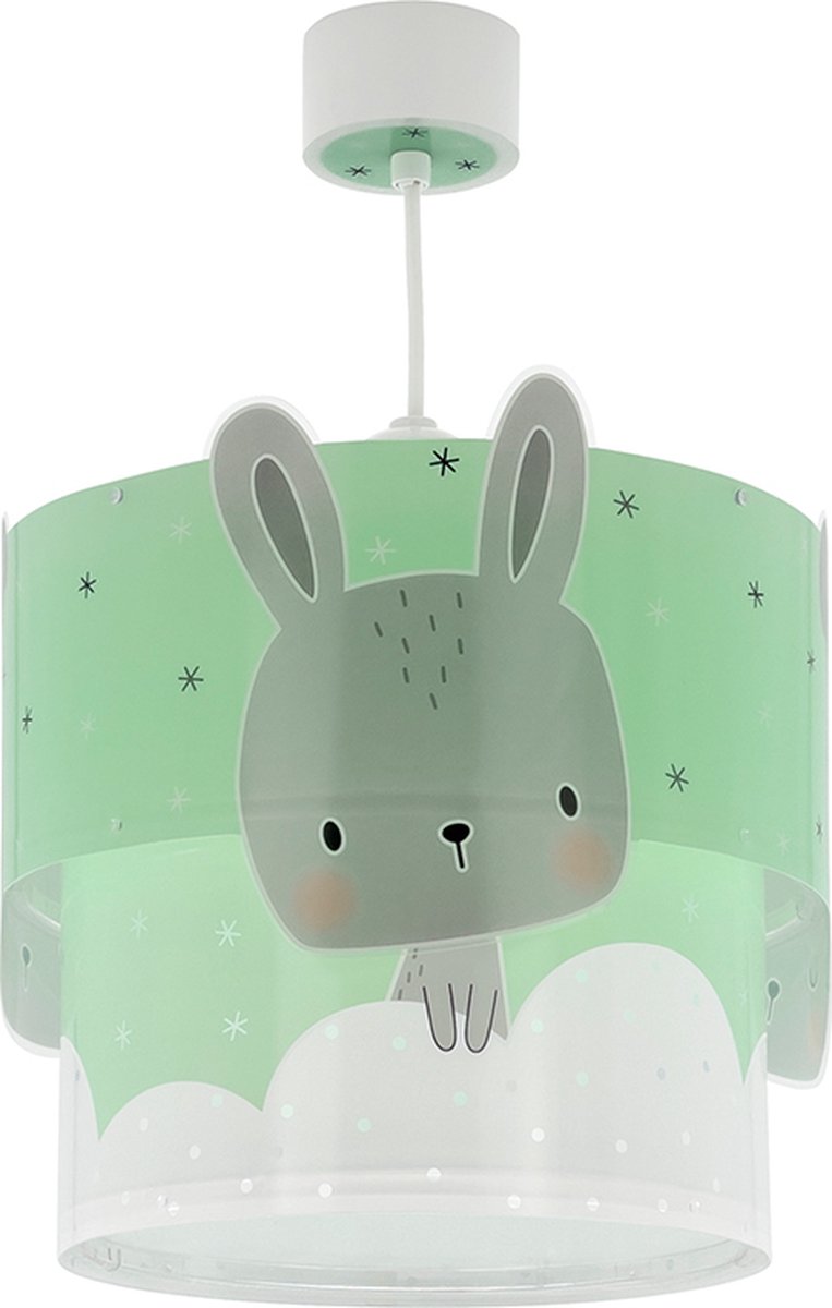 Dalber hanglamp Baby Bunny junior 26 x 40 cm E27/grijs - Groen