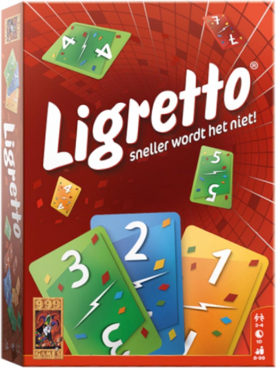 999Games 999 Games kaartspel Ligretto (NL) - Rood