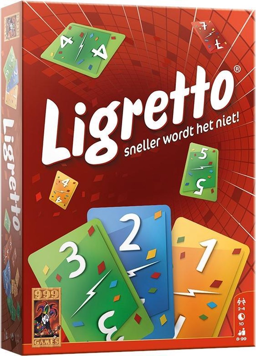 999Games 999 Games kaartspel Ligretto (NL) - Rood