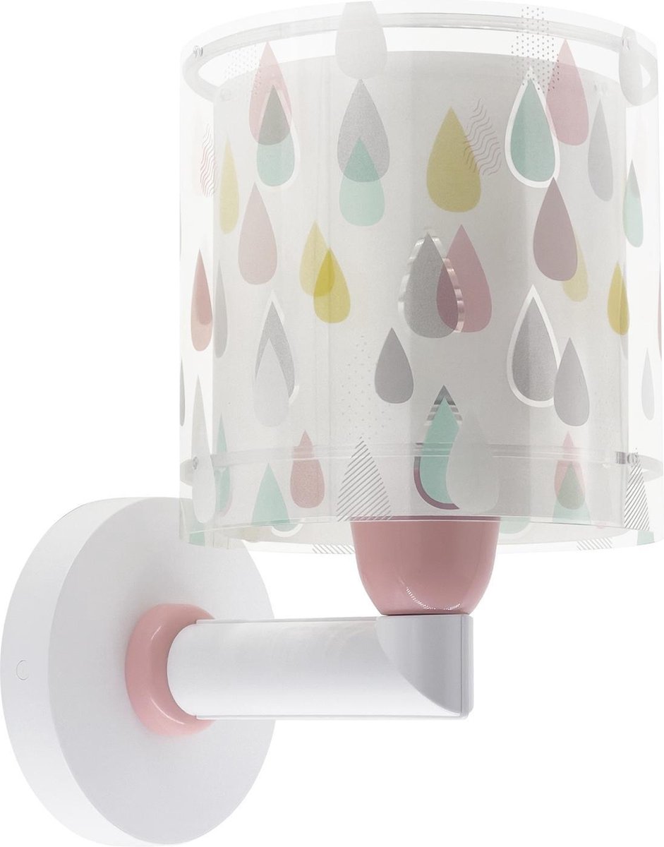 Dalber wandlamp Color Rain 15 x 20 x 24 cm E27 transparant/wit
